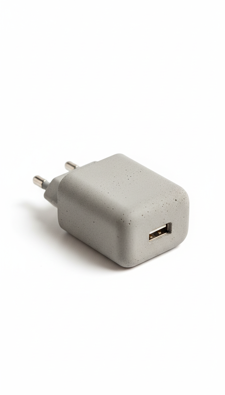 Adaptador de carga gris