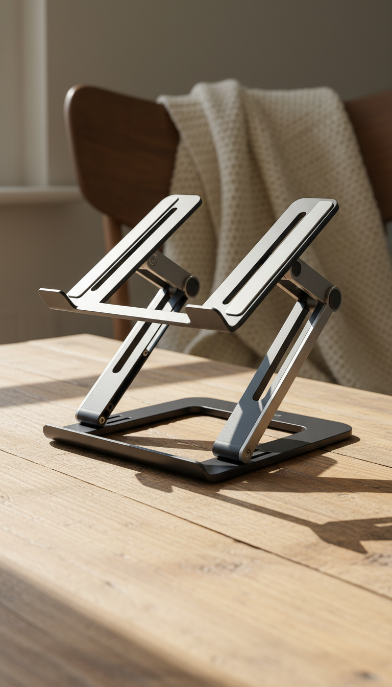 Adjustable Laptop Stand in a new setting